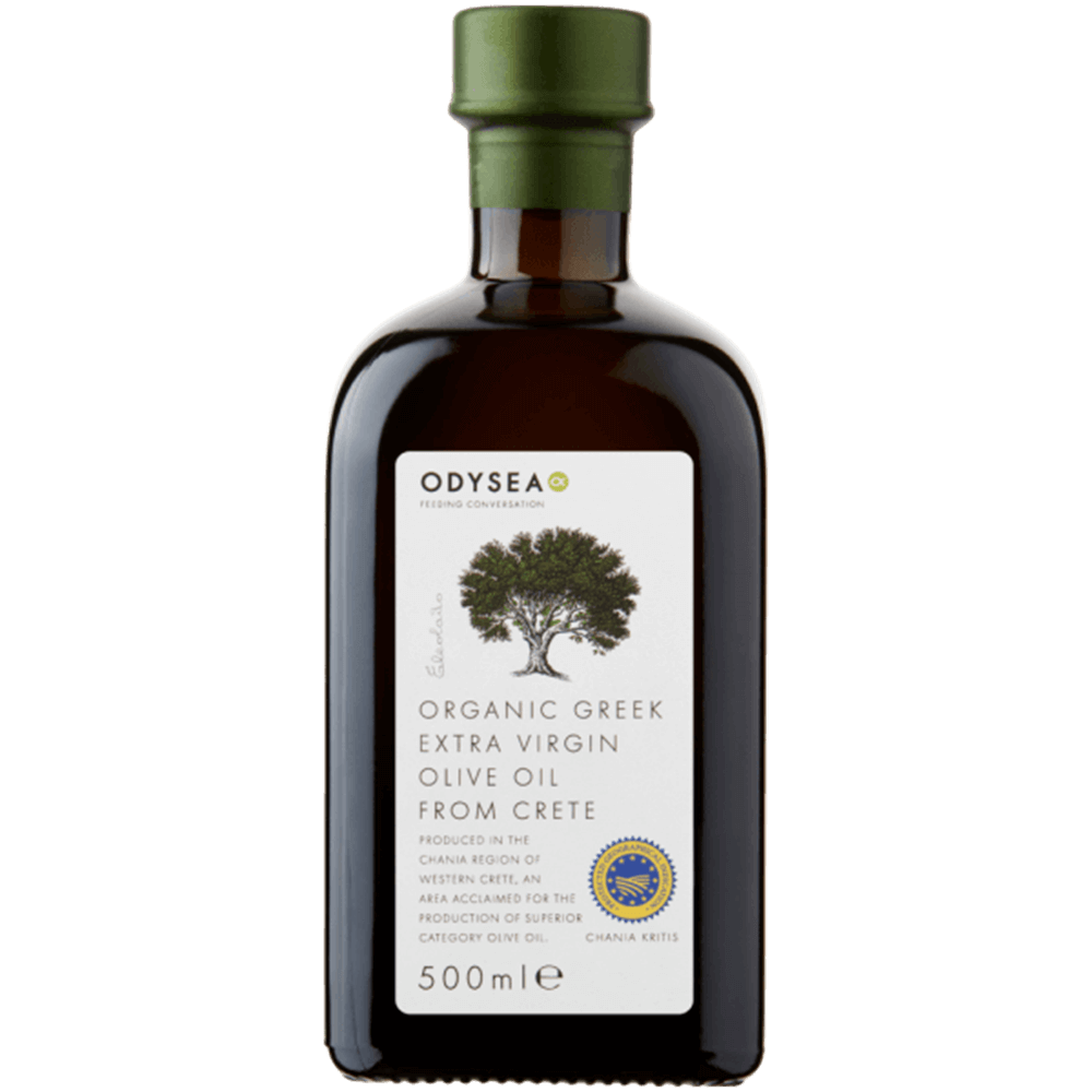 Odysea Organic Greek Extra Virgin Olive Oil From Crete 500ml